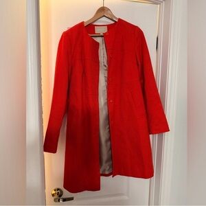 Banana Republic Vibrant Red Trench Coat